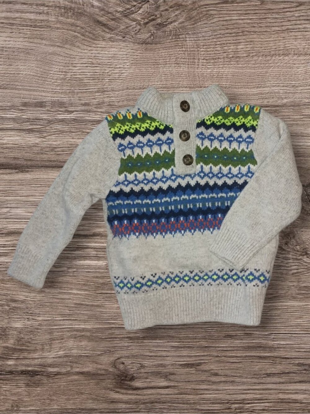 GAP Toddler Fair Isle Sweater - 18-24 Months